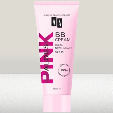 كريم AA PINK ALOE BB متعدد الترطيب بعامل حماية من الشمس SPF15