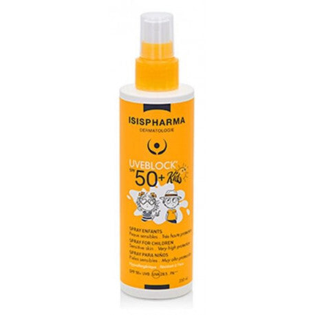 UVEBLOCK SPF50+ Spray Kids isispharma بخاخ UVEBLOCK SPF50+ للأطفال من إيسيسفارما