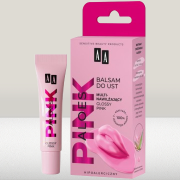 بلسم الشفاه AA PINK ALOE متعدد الترطيب