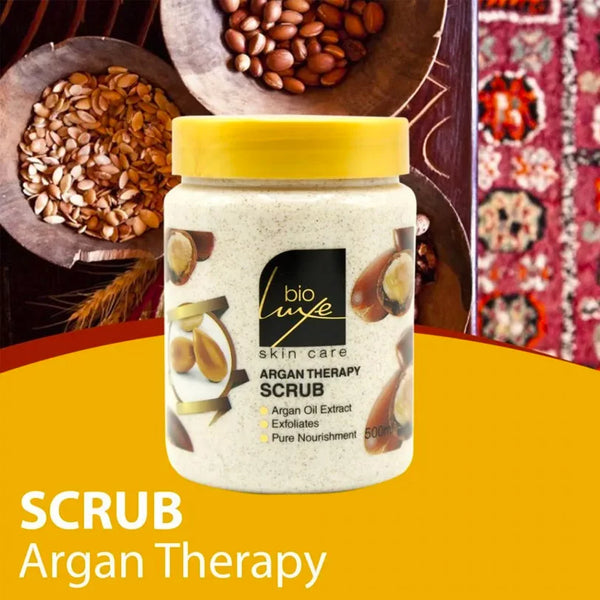 بايو لوكس كريم مقشر بزيت الأرجان 500مل – Bio luxe