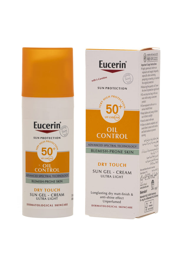 Sun Gel-Crème Oil Control Dry Touch 50+ واقي الشمس للبشرة الدهنية 50ML