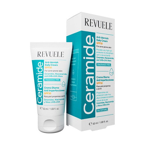 كريم مضاد للعيوب نهاري مع SPF50 Ceramide Anti-Blemish SPF 50 Daily Face Cream