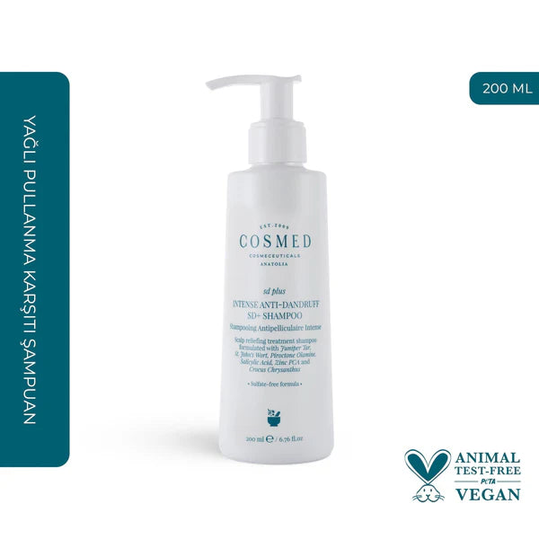 Cosmed sd+ intense anti-dandruff shampoo 200 ml