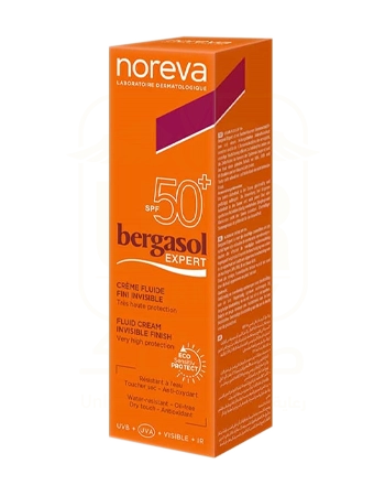 Noreva Bergasol Expert Fluid Cream Invisible Finish SPF50+ 50ml