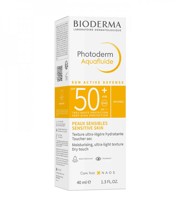 واقي شمس شفاف فوتوديرم اكوافلويد بعامل حماية 50+ من بيوديرما 40مل Bioderma Photoderm Aquafluide SPF 50+