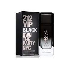 212 VIP BLACK/CAROLINA HERRERA EDP SPRAY 3.4 OZ (100 ML) (M)  - 212 black vip