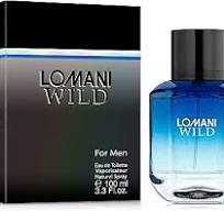 Wild by Lomani Eau de Toilette for Men 100ml - عطر وايلد من لوماني او دي تواليت للرجال، 100 مل