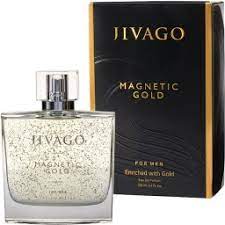 Jivago Magnetic Gold 100ml ( Enriches with Gold ) EDP For Men - جيفاجو ماجنتيك جولد للرجال 100 مل او دي بارفان