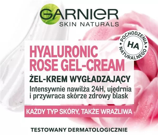 كريم جل الهيالورونيك بالورد Garnier